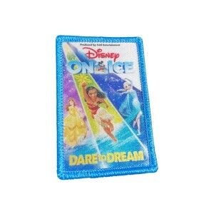 Disney On Ice Dare to Dream 3" Souvenir Gift Patch Holiday Seasonal Ice Show